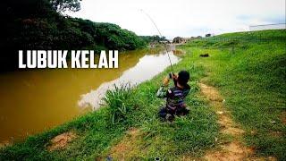 Pertama kali seumur hidup mancing dapat ikan kelah | Guna umpan yang orang buang