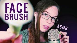 DOUBLE ASMR: Face Brushing & Mirrored Mic Brushing - Personal Attention, Breathy Whisper