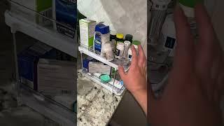 Smart Storage: Two-Tier Organizer for Medications & More#organization #storage