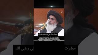 Hazrat Usman Ghani | Allama Khadim Hussain Rizvi #shorts #bayan #khadimhussainrizvi