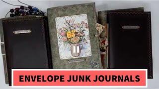 Different Ways to Use Envelopes as Journal Covers. Envelope Junk Journal Flip Through #junkjournal