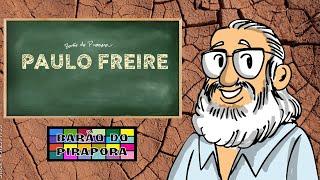 Paulo Freire em desenho animado