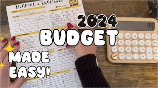 Beginner's Guide To Budgeting | Step By Step Tutorial! 2024 Setup For You!