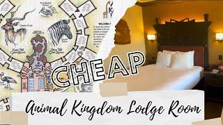 Animal Kingdom Lodge’s Best VALUE Room | Jambo House | Resort View Room Tour | Disney Resort Secrets