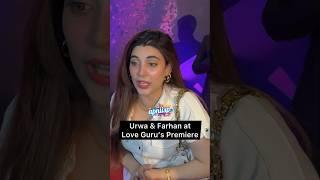 Urwa & Farhan At Love Guru's Premiere  #shorts #viralshorts #shortvideo #youtubeshorts