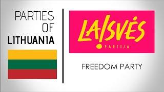 Laisvės Partija | Freedom Party | Lithuania, Parliament Election October 2020