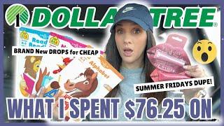 $76.25 DOLLAR TREE HAUL *Good Shopping Day & CAR HAUL* BIG NAME BRAND FINDS for $1.25 OMG