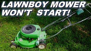 Lawnboy 2cycle lawnmower won't start!