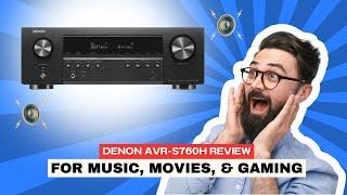 Denon AVR-S760H Home Theater Receiver Review: The Best 8K AV Receiver for Movies, Music, & Gaming!