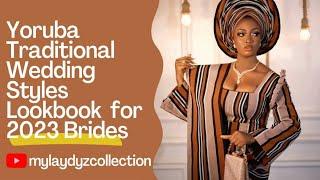 Aso-oke Extravaganza| Yoruba Traditional Wedding Attire| Stunning Styles for 2023 Brides