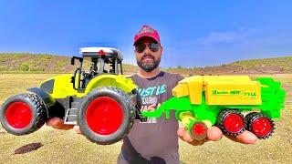 Big Farming Tractor Model Unboxing | Farming Simulator | Thresher Working | 4WD Die Cast