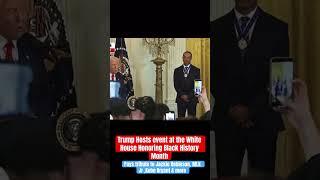 Black History Celebration at the White House#trumpnews #blackhistorymonth #whitehouse #trump