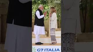 PM Modi at 50th  G7 Summit, Italy #melodi #modi #meloni #g7italy #usa #trending #shorts