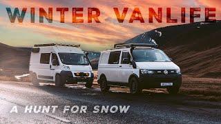 WINTER VANLIFE in SCOTLAND - Chasing the snow in the Cairngorms! Ep1