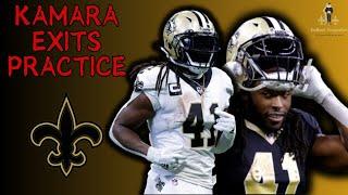 Alvin Kamara Leaves Practice Over Contract Dispute