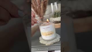 Intention based soy candles