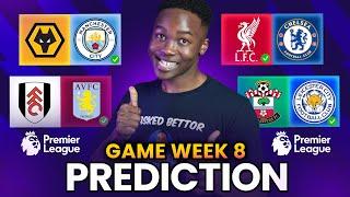 MaskedBettor WEEK 8 PREMIER LEAGUE PREDICTIONS + LongShot