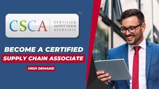 Become a Certified Supply Chain Associate in 1 Month | CSCA Certification from IIPMR | High Demand