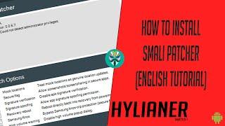 How to install Smali Patcher (English)