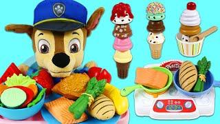 Paw Patrol Chase Learns Healthy Eating After Tummy Ache!