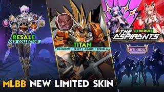 TITAN BALMOND SKIN | RESALE OLD COLLECTOR | NEW ASPIRANT SCHEDULE - Mobile Legends: Bang Bang