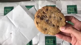 VEGAN BAKERY PACKAGE UNBOXING: Opening a vegan cookie box from Curious Cat Bakery