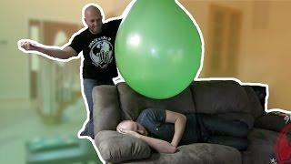 AWESOME GIANT BALLOON PRANK - HOW TO PRANKS