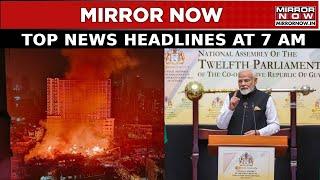 Fire Breaks Out In Multistorey Building In Mumbai | Bus Catches Fire In Ghaziabad | Superfast News