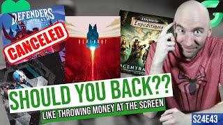 Should You Back? Expert Crowdfunding ADVICE; 20 NEW Games in 60 MINUTES! S24E43!