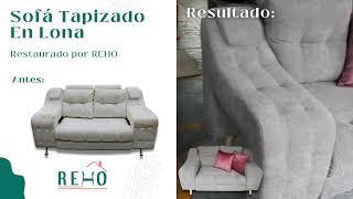 Sofa Tapizado En Lona | Tapiceria Restauramos Hogares