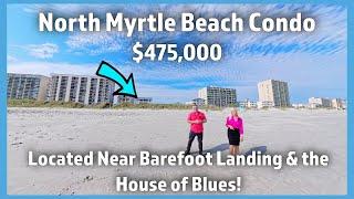 Inside an Ocean Front Condo in North Myrtle Beach SC near Barefoot Landing!