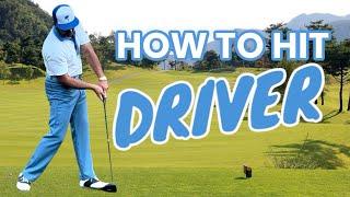 How to hit the driver #golf #golftips