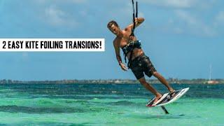 Kite Foiling: 2 Easy TRANSITIONS Beginners Should Learn!