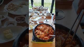 우중 묵은김치 찜 고등어 장성 진원 자연밥