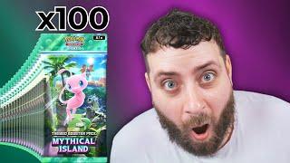 I Opened 100 Mythical Island Packs In Pokémon TCG Pocket!