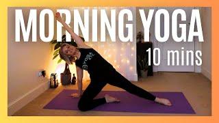 10-Minute Gentle Morning Yoga for Stiff Bodies