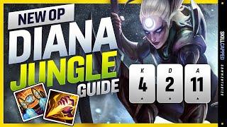 NEW OP Diana JUNGLE guide by a CHALLENGER - Diana Challenger Gameplay Guide