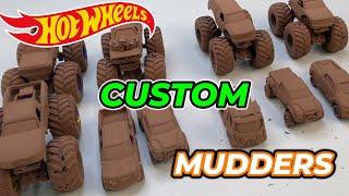 10X  MUDDERS: ??Hot Wheel  MONSTER TRUCKS Color Reveal Color Shifters. 5 Trucks? 5 cars?