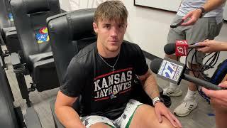 KU safety Mason Ellis breaks down his offseason focus heading into his redshirt sophomore season
