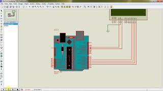 20x4 LCD interfacing with Arduino UNo- Simulation