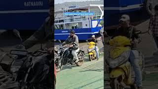 First experience of ferry boat jetty Kokan #first #boat #ferry #experience #kokan #shorts #short