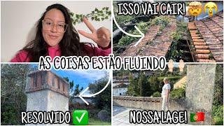 ISSO VAI CAIR… SUBIMOS NA LAGE PELA PRIMEIRA VEZ  CHAMINÉ OK  (PROGRESSOS) VLOG  #3