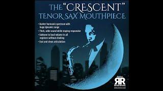 Joel C. Peskin playing his Retro Revival "Crescent" 8 Lower Baffle Tenor Sax Mouthpiece.