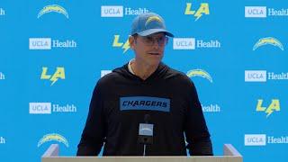 Jim Harbaugh On Baker Mayfield & Buccaneers | LA Chargers