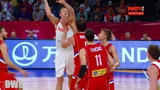 Timofey Mozgov vs Boban Marjanovic Defensive Duel, Semifinal, Eurobasket 2017