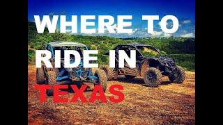 Where To Ride ATVs And UTVs In Texas !