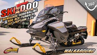 Walkaround | 2025 Ski-Doo Renegade® Adrenaline® 900 ACE Turbo R RipSaw 1.25_Grey