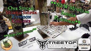 Treetop Hunting | New Modular Saddle Hunting Platform!!! | Mobile Hunters Expo 2024 - Northern Show