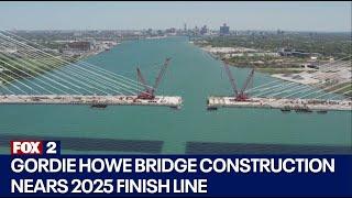 The new Gordie Howe bridge and the view from the top