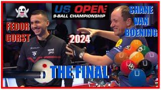 FEDOR GORST VS SHANE VAN BOENING | US OPEN POOL CHAMPIONSHIP 9-BALL FINAL 2024 (FULL GAME)